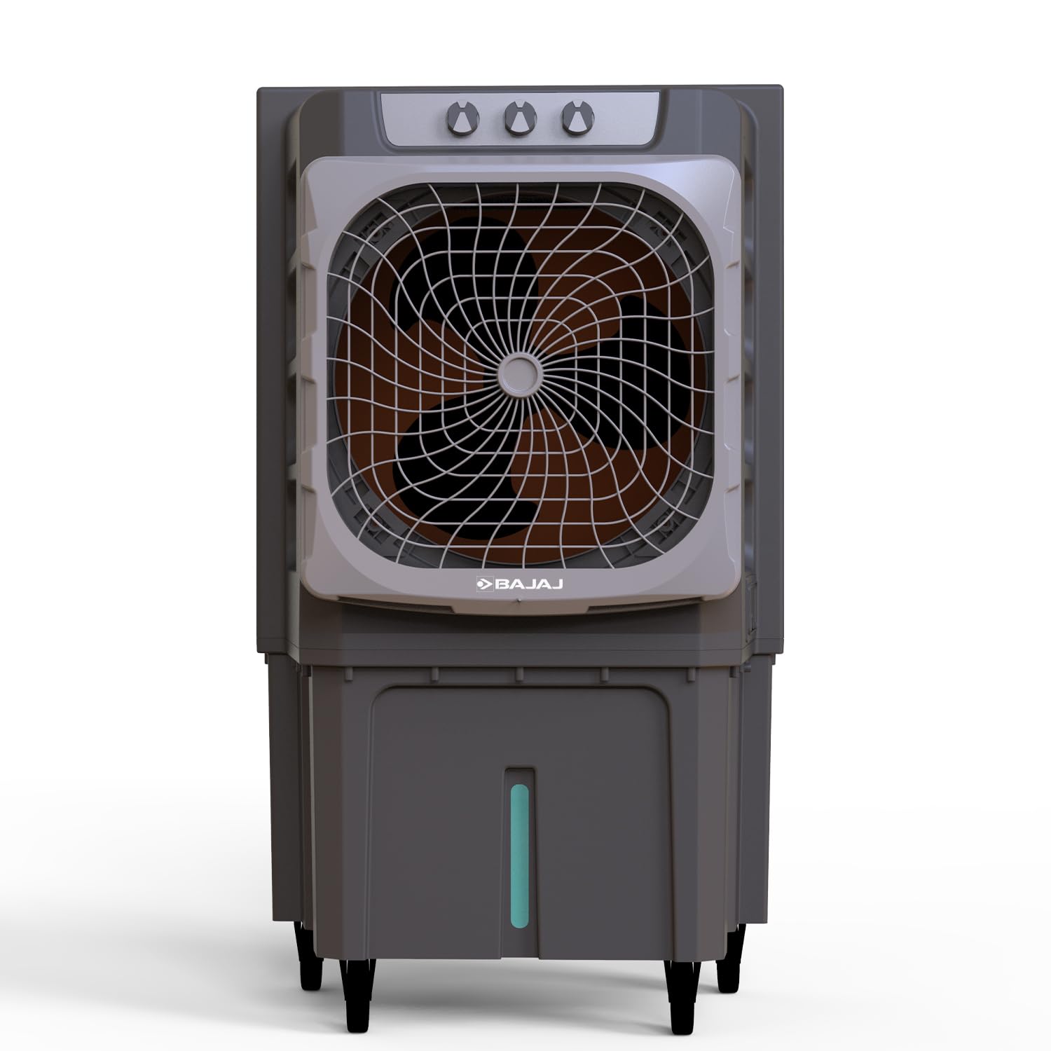 Bajaj XForce 135L Semi-Commercial Desert Air Cooler For Home Honeycomb Cooling Pads (80mm thickness) Aluminium Fan Blade100Ft Air throw 3-Speed Control